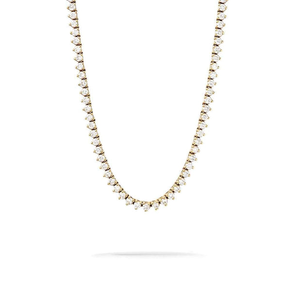 3mm 3 Prong Gold Tennis Chain