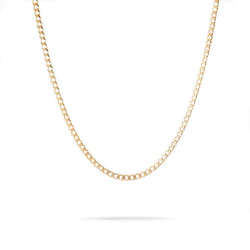 3mm Gold Cuban Link Chain