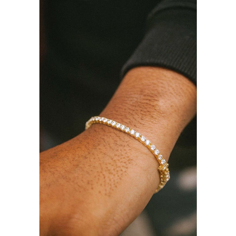 3mm Gold Tennis Bracelet