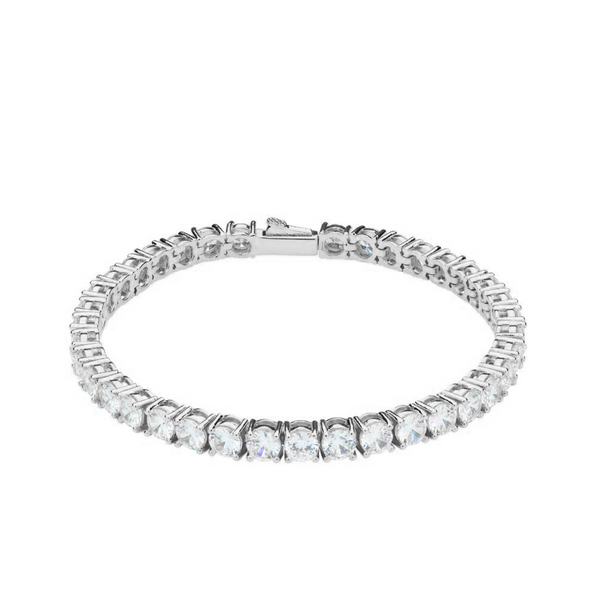 White Gold Tennis Bracelet 5mm