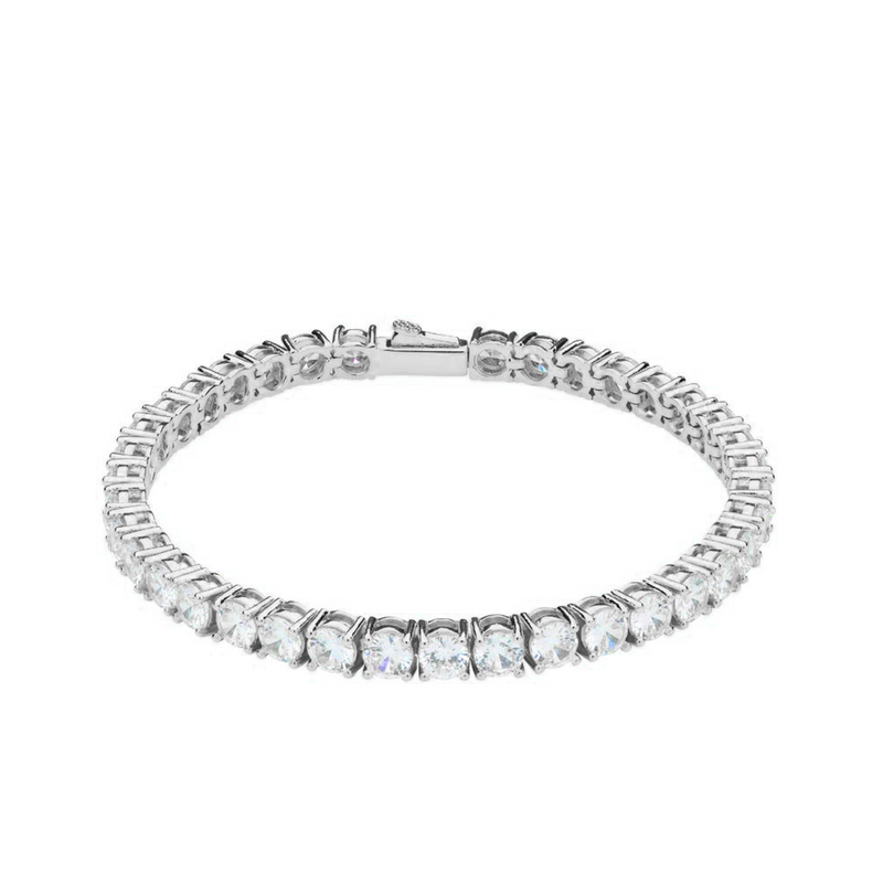 White Gold Tennis Bracelet 5mm