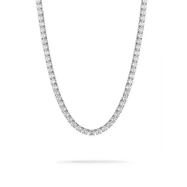White Gold Tennis Chain 3mm