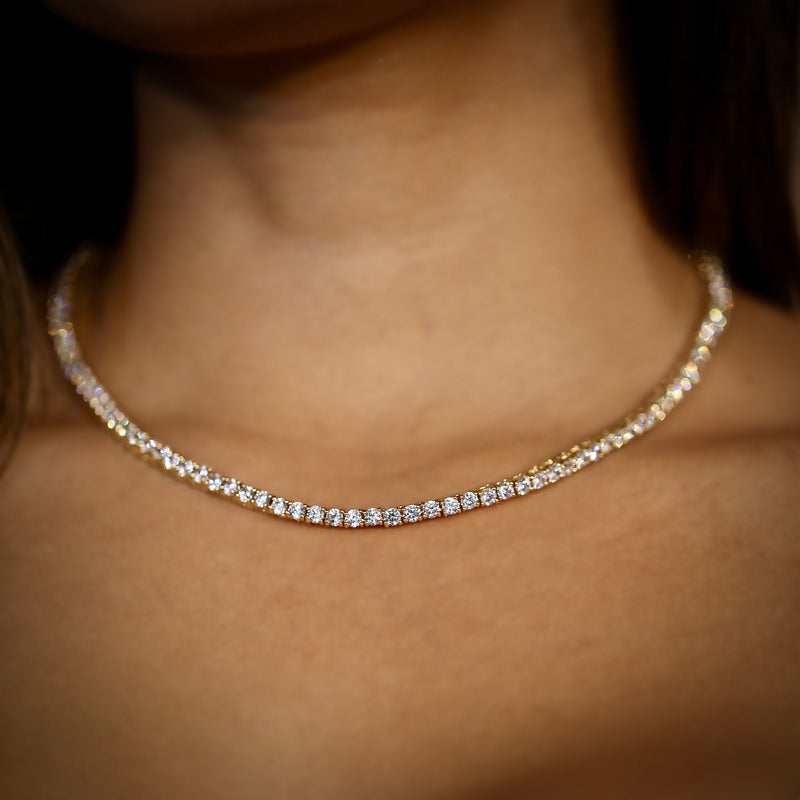 Gold Tennis Chain 3mm
