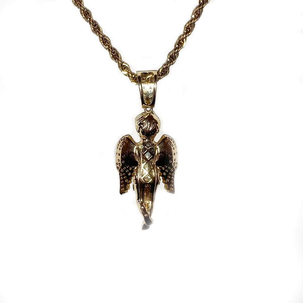 Angel Pendant Iced Out