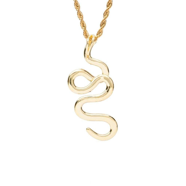 Iced Out Gucci Snake Pendant