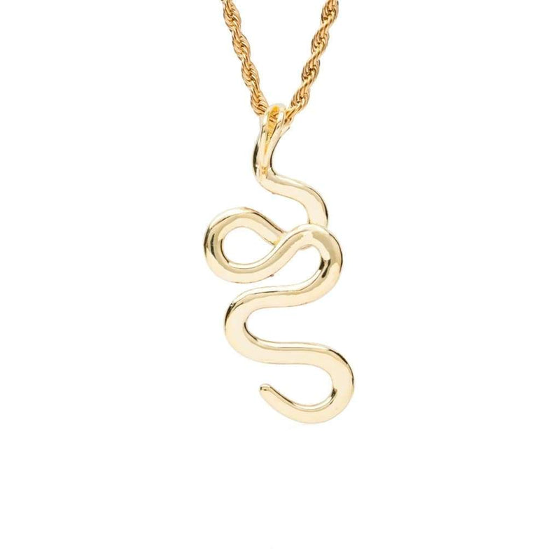 Iced Out Gucci Snake Pendant