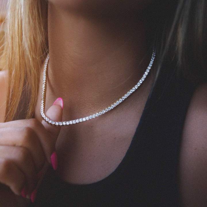 Rose Gold Tennis Chain 3mm
