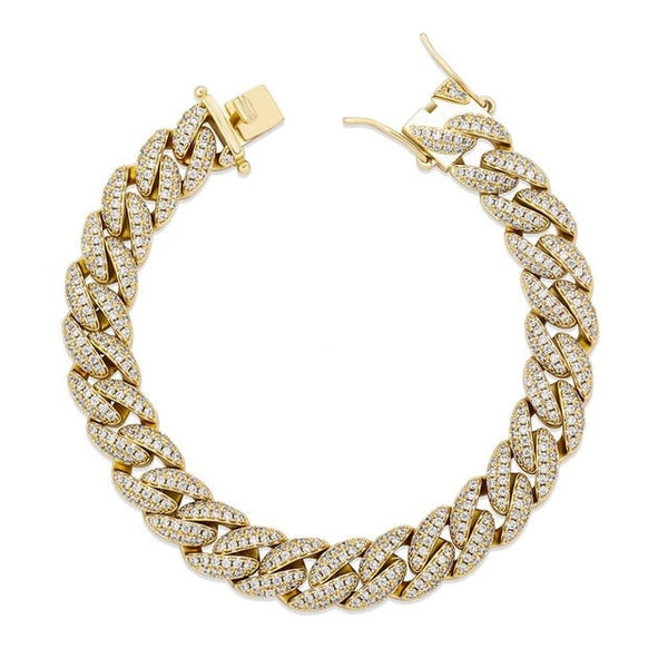 Little Gold Cuban Link Bracelet 8,5mm