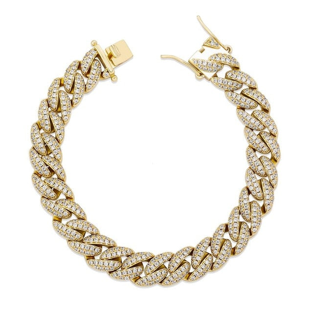 Little Gold Cuban Link Bracelet 8,5mm