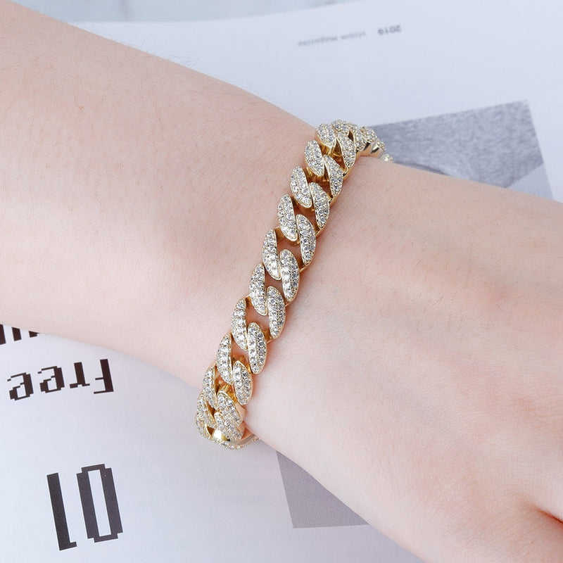 Little Gold Cuban Link Bracelet 8,5mm