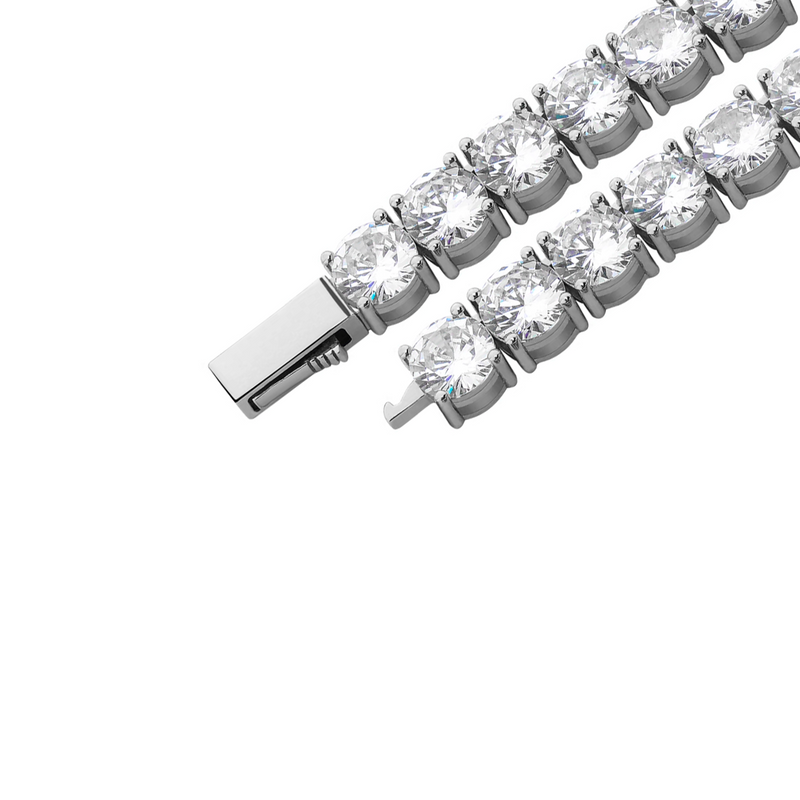 White Gold Tennis Bracelet 5mm